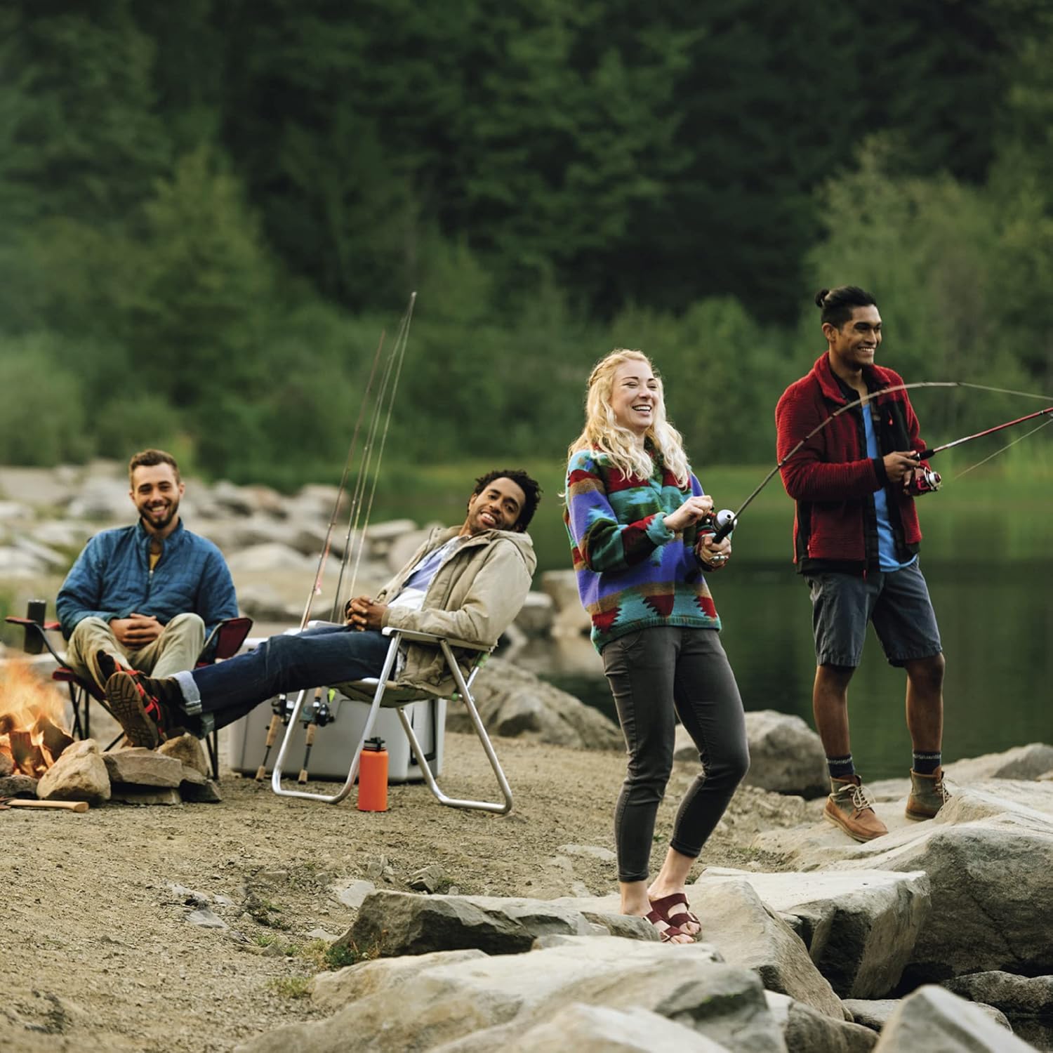 Zebco 33 Platinum Spincast Fishing Reel, Size 30 Reel, Right or Left-Hand Retrieve, 4.7:1 Gear Ratio, Pre-spooled with 10 lb Zebco Cajun Line, Silver - Image 6